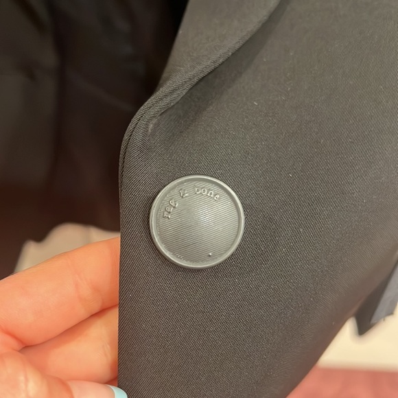 Rag and bone black blazer detail Rylie Single-Button Blazer crepe - Picture 12 of 15